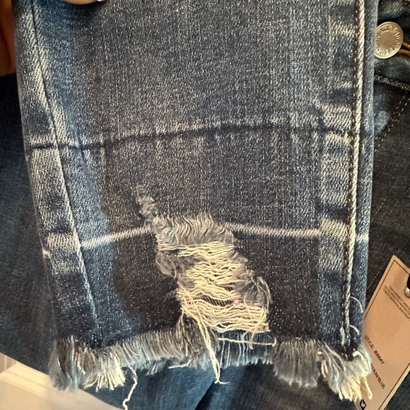 Judy Blue Skinny Fit High Rise Jeans Distressed Stretch Blue Women’s Size 9/29 - Picture 5 of 7